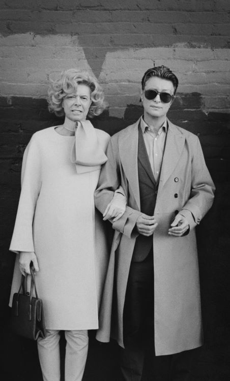 David and Tilda as Tilda and David